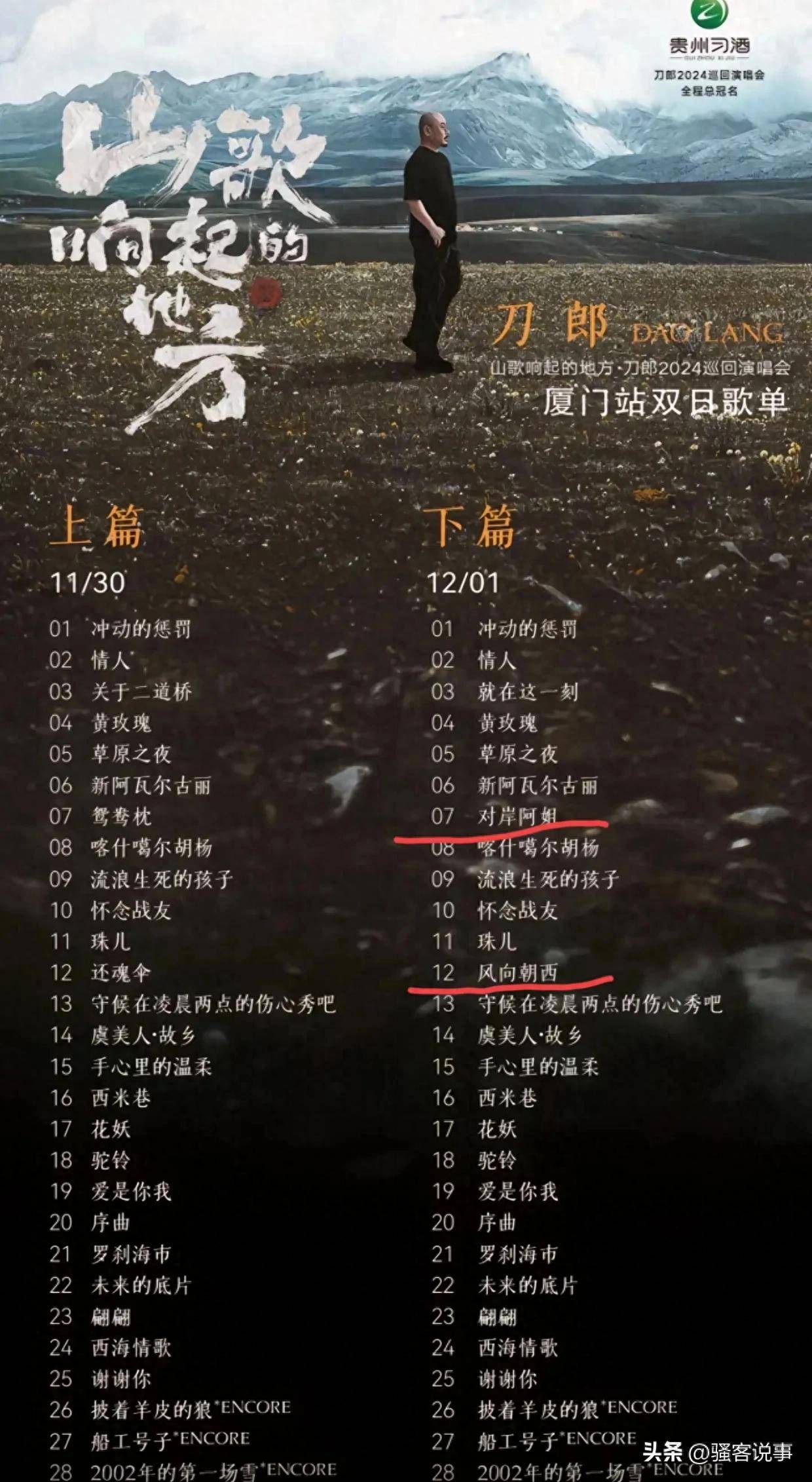 加两首歌右手“护腕”格局拉满四大看点球盟会网页登录刀郎厦门演唱会突然增(图5)